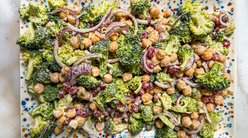 Broccoli & Chickpea Salad