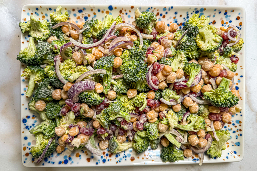 Broccoli & Chickpea Salad