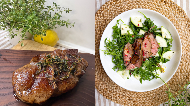 Pan-Seared Lamb Shoulder with Lemon & Thyme