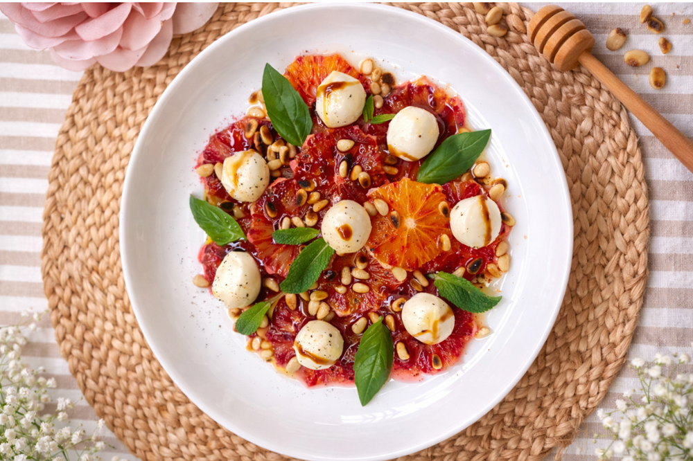 Blood Orange Caprese