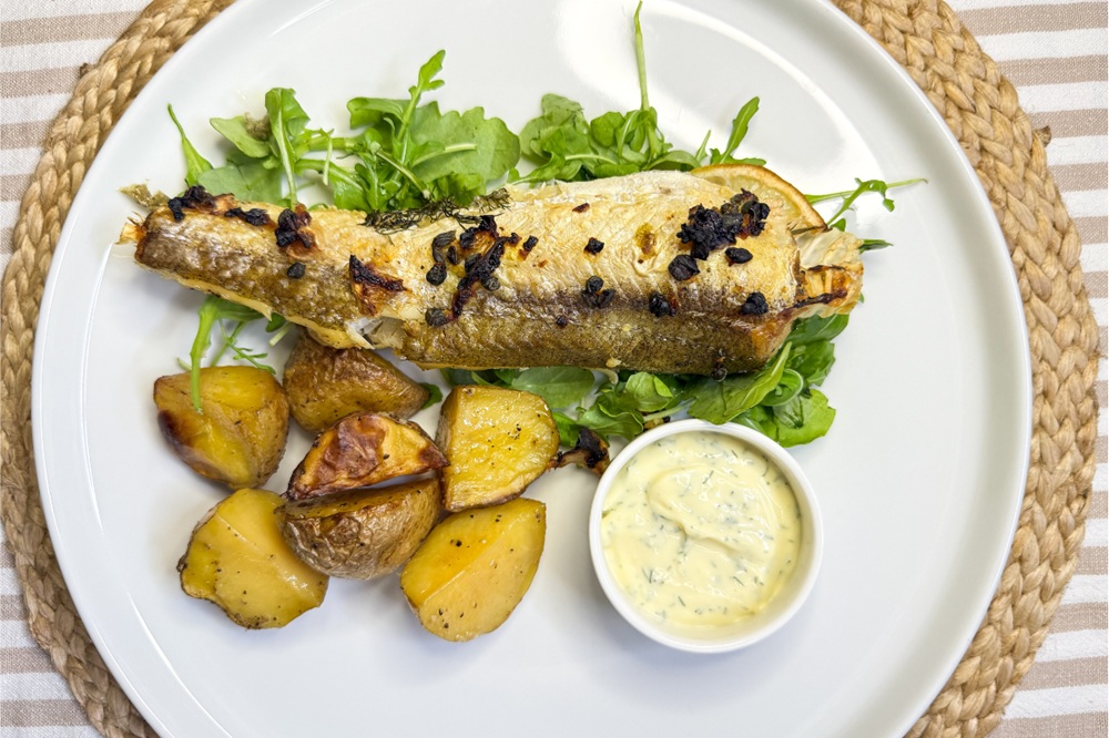 Oven-Baked Hake with Potatoes