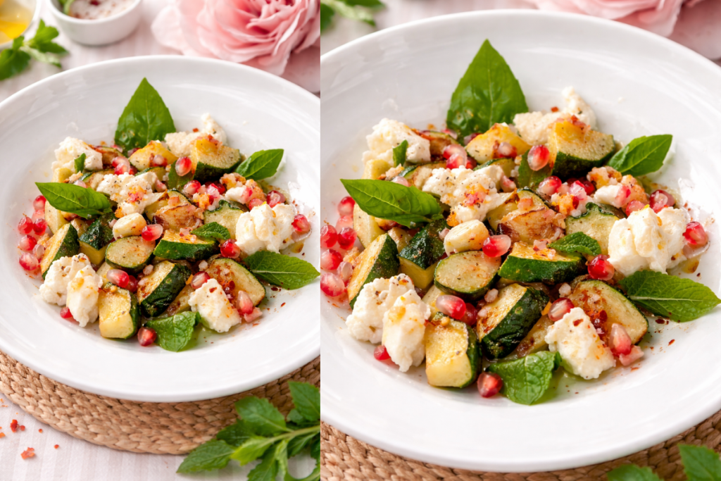 Grilled Zucchini Salad