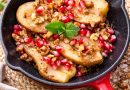 Baked Honey Cinnamon Pears with Walnuts